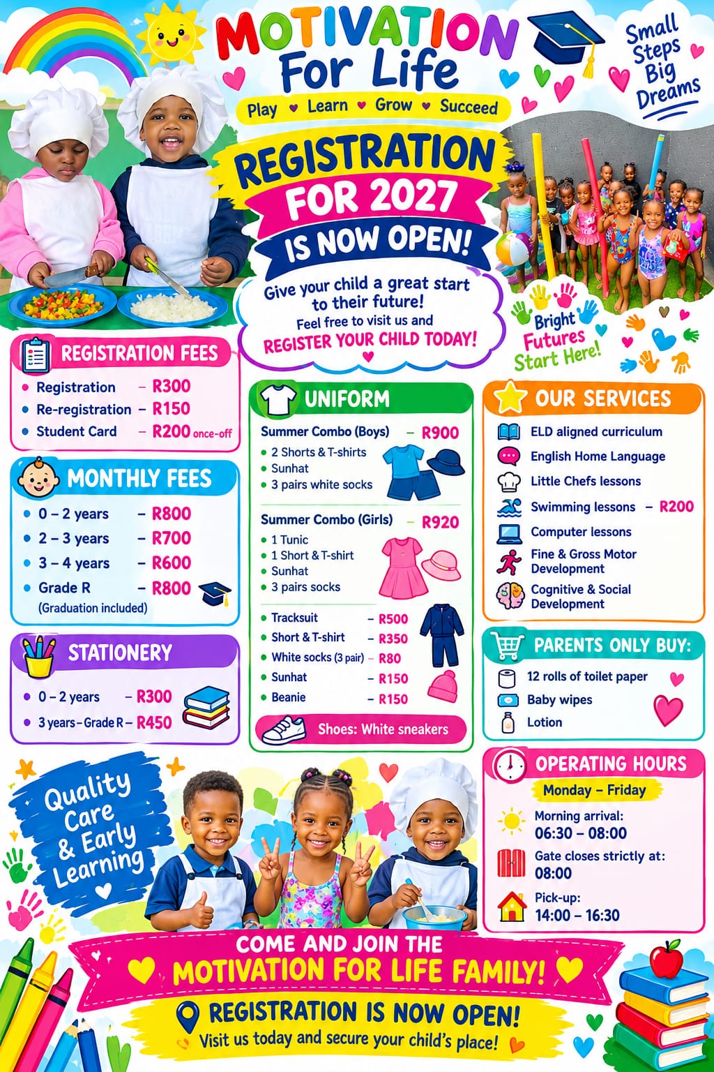 Registration for 2027 now open!